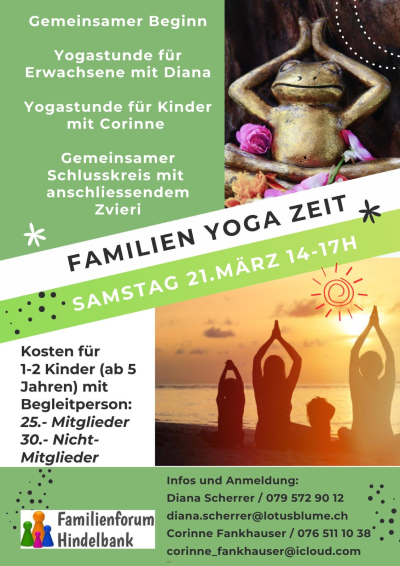Familien Yoga Zeit